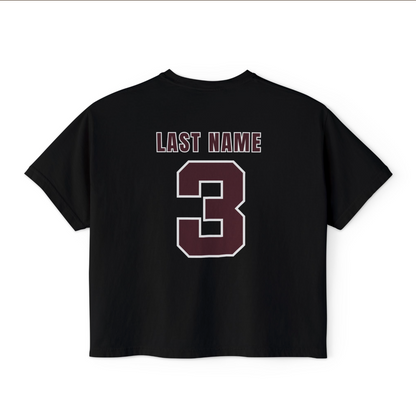 CUSTOMIZED Women's Eagles Team Uniform Away Jersey Boxy Crop Tee