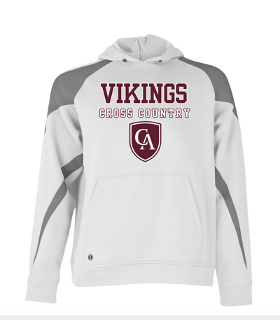 Adult Unisex Columbus Academy Vikings Cross Country Graphic Holloway Colorblock Fleece Hoodie