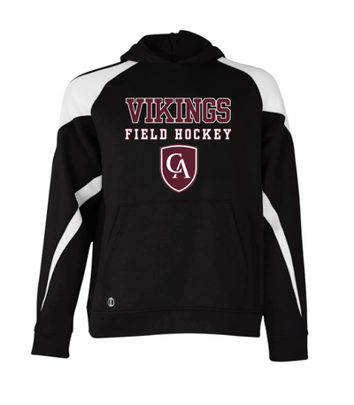 Adult Unisex Columbus Academy Vikings Field Hockey Graphic Holloway Colorblock Fleece Hoodie