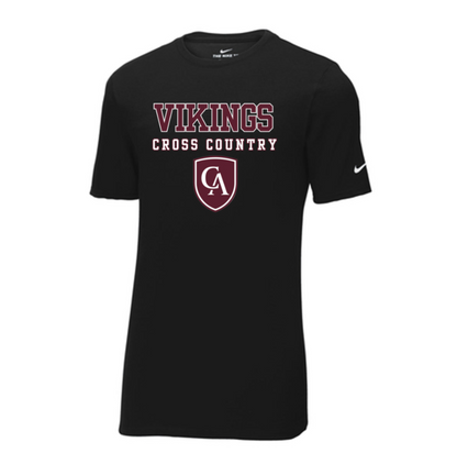 Adult Unisex Columbus Academy Vikings Cross Country Graphic Nike Dri-FIT Performance Tee