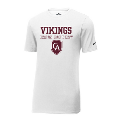 Adult Unisex Columbus Academy Vikings Cross Country Graphic Nike Dri-FIT Performance Tee