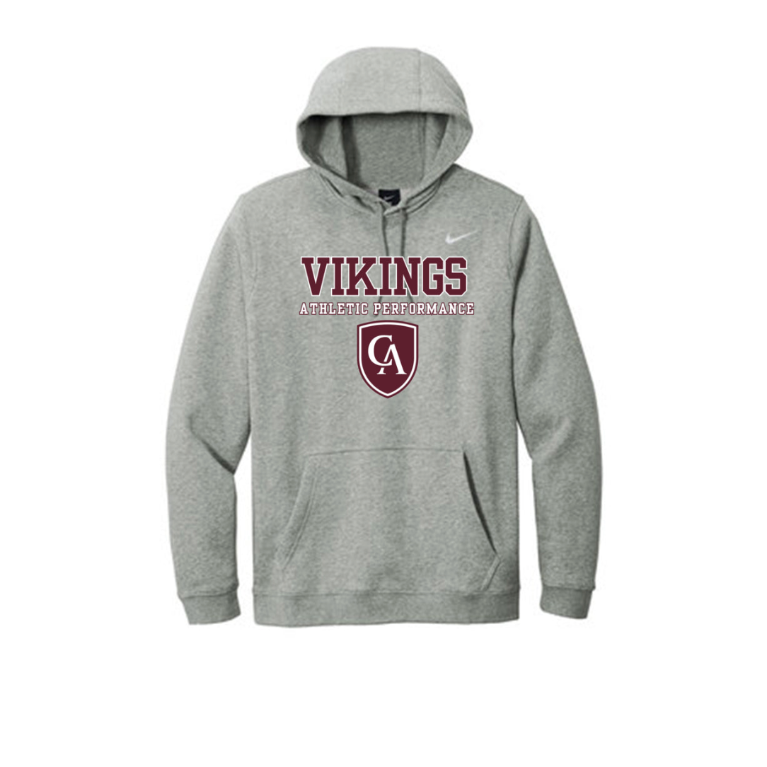 Adult Unisex Columbus Academy Vikings Athletic Performance Graphic Nike Club Fleece Hoodie