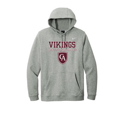 Adult Unisex Columbus Academy Vikings Athletic Performance Graphic Nike Club Fleece Hoodie