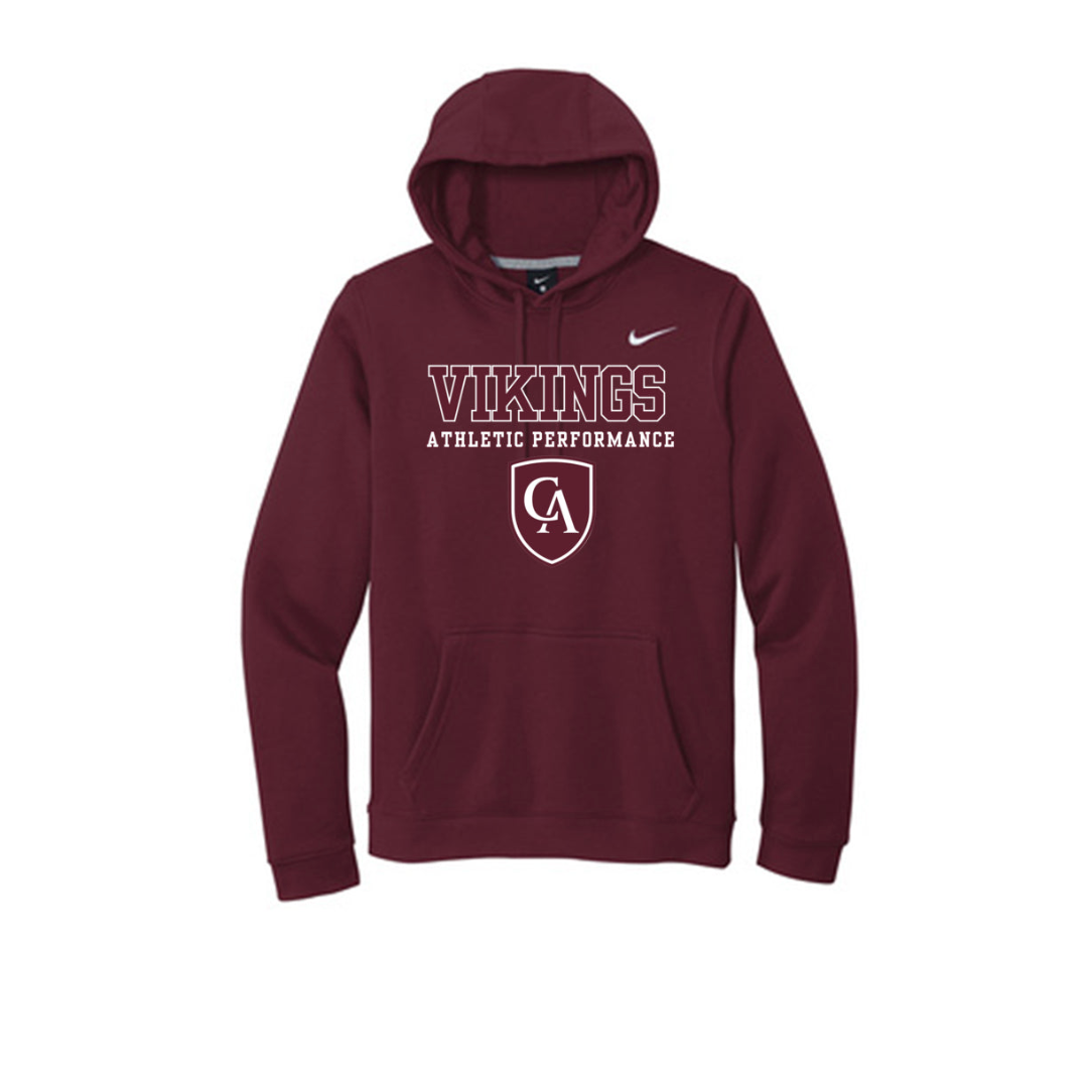Adult Unisex Columbus Academy Vikings Athletic Performance Graphic Nike Club Fleece Hoodie