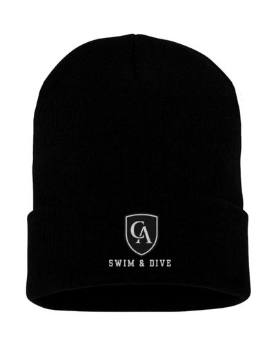 Adult Unisex Columbus Academy Vikings Swim & Dive Embroidered Knit Hat