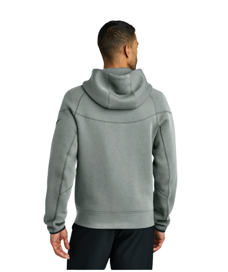 Adult Unisex Nike Tech Fleece Full Zip-Hoodie with Embroidered Classic Logo