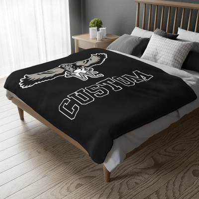 CUSTOMIZED Choose your Graphic Super Soft Reversible Velveteen Microfiber Blanket (Two-sided print) - Westerville Central Football