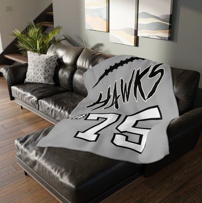 CUSTOMIZED Choose your Graphic Super Soft Reversible Velveteen Microfiber Blanket (Two-sided print) - Westerville Central Football
