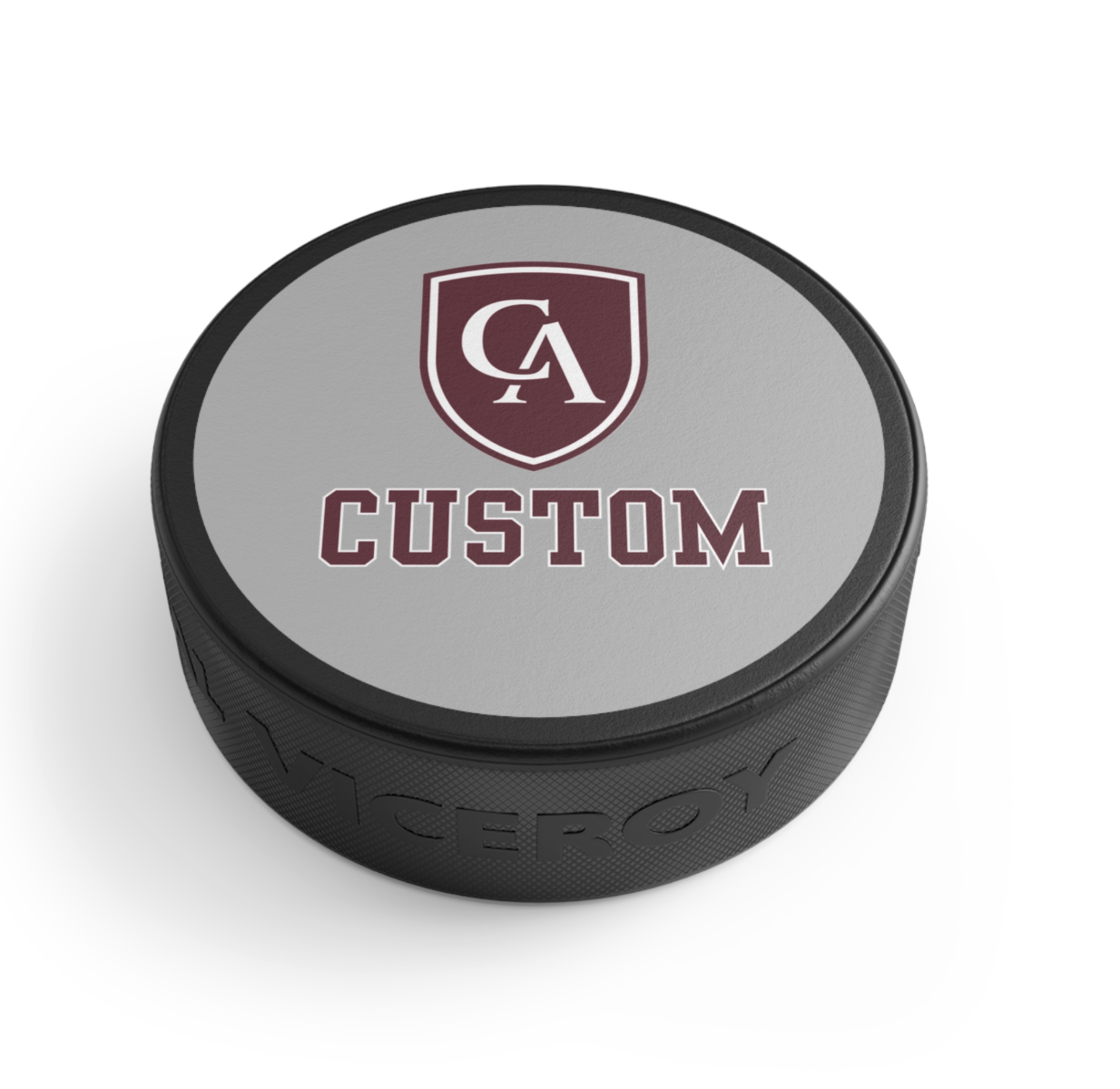 Columbus Academy Logo Hockey Puck - CUSTOMIZED