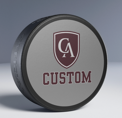 Columbus Academy Logo Hockey Puck - CUSTOMIZED