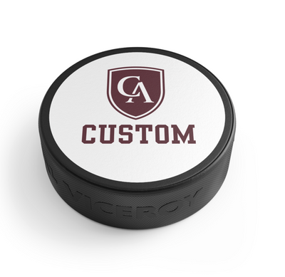 Columbus Academy Logo Hockey Puck - CUSTOMIZED