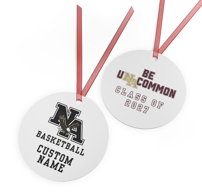 Customized Metal Ornament - New Albany Eagles Basketball