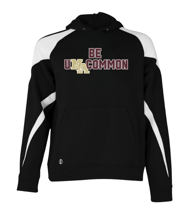 Adult Unisex Be Uncommon Basketball Graphic Holloway Colorblock Fleece Hoodie