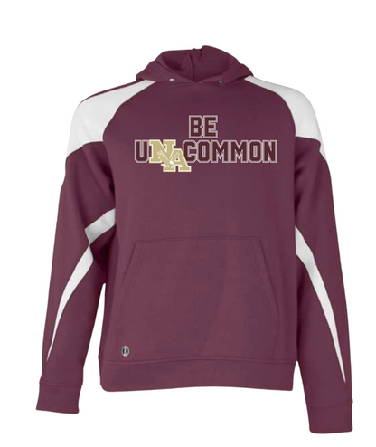 Adult Unisex Be Uncommon Basketball Graphic Holloway Colorblock Fleece Hoodie