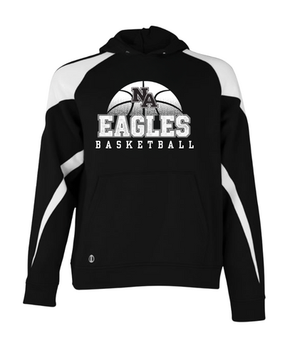 Adult Unisex New Albany Eagles Basketball Fast Break Graphic Holloway Colorblock Fleece Hoodie