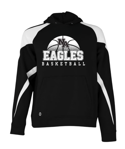 Adult Unisex New Albany Eagles Basketball Fast Break Graphic Holloway Colorblock Fleece Hoodie