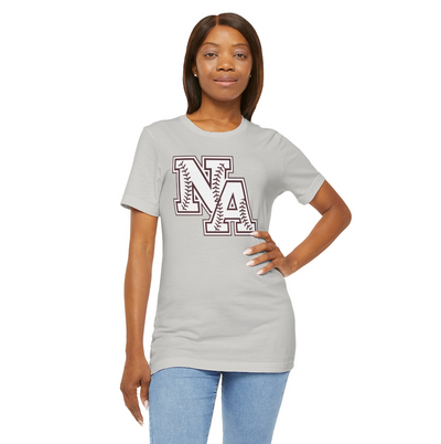 Adult Unisex Baseball Stitches Classic Logo Graphic Short Sleeve Soft Tee