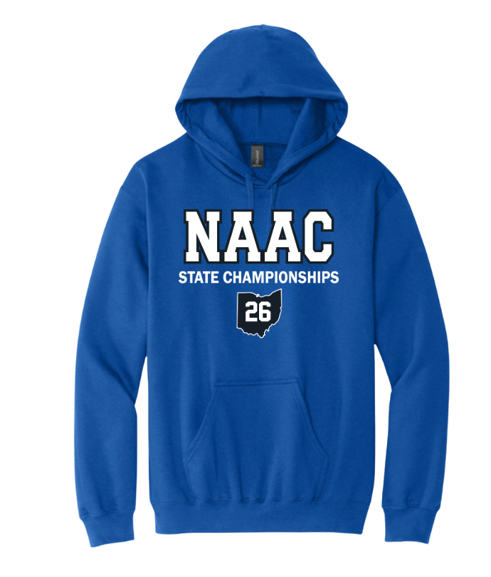 Adult Unisex NAAC 2026 Jr. Championship Team Graphic Hoodie (with qualifier names on back)
