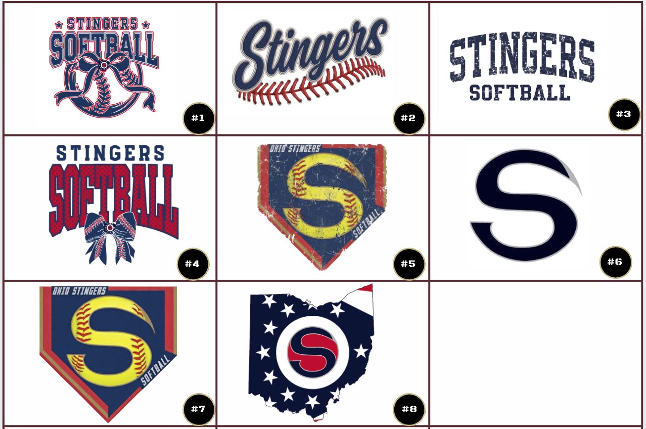 Adult Unisex Choose your Graphic Short Sleeve Soft Tee with Customized Back - Stingers Softball
