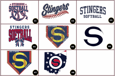 Youth Choose your Graphic Sweatshirt with Customized Back - Stingers Softball