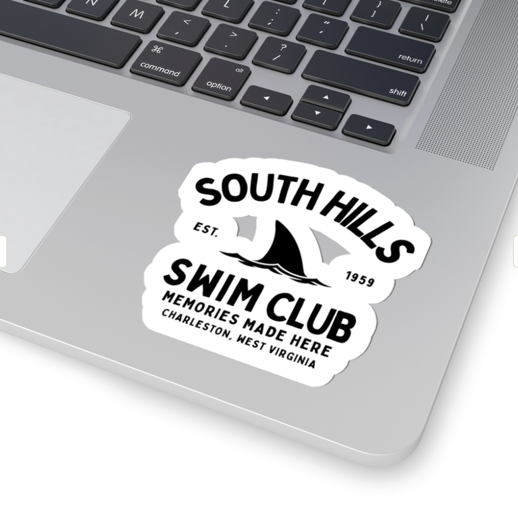 South Hills Swim Club Heritage Graphic Kiss-Cut Sticker