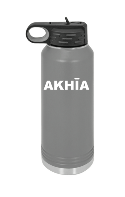 Polar Camel Brand Stainless Steel 20 oz. Waterbottle- White Akhia Logo