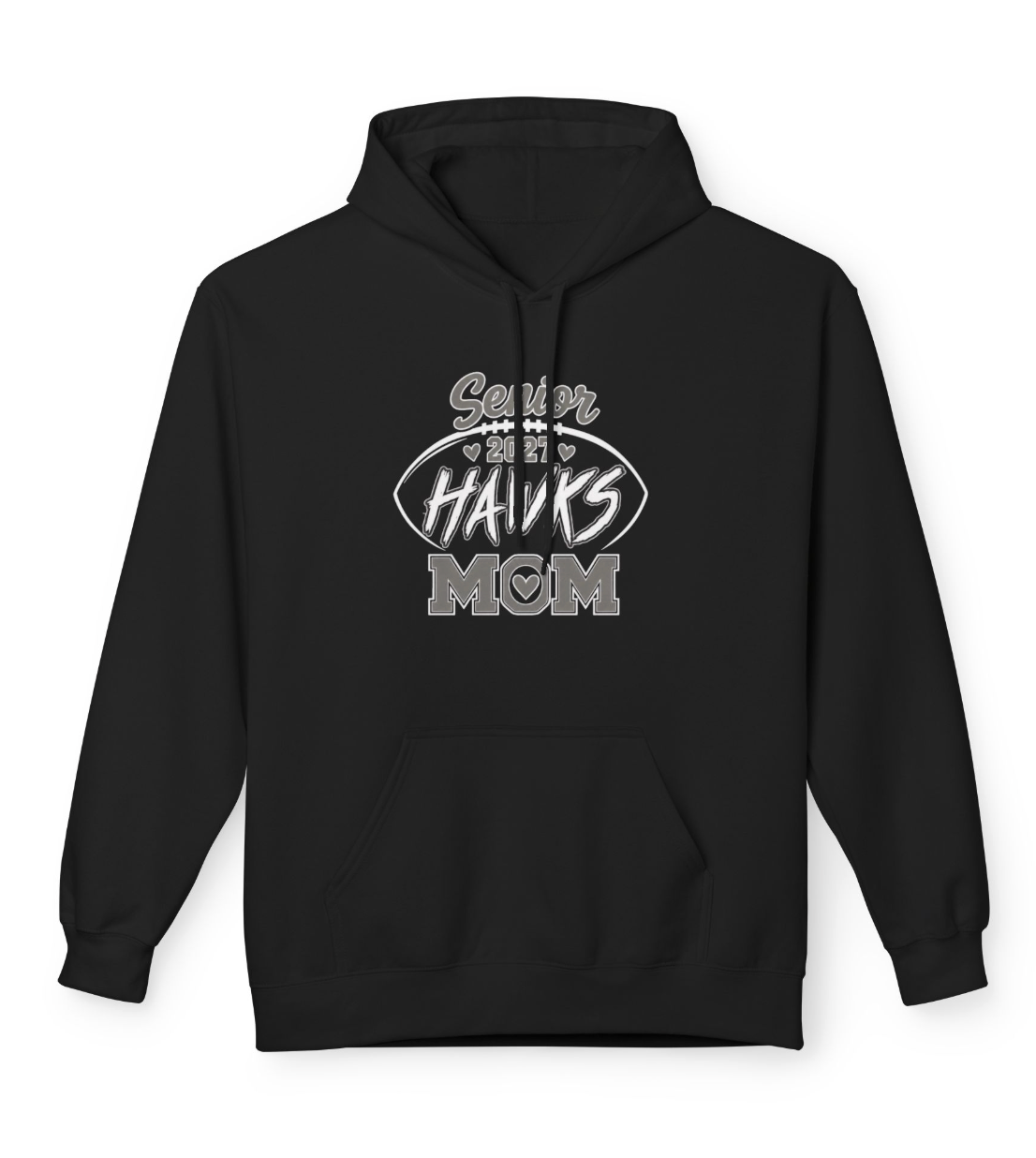 Westerville Central 2027 Senior Football Mom Graphic Hoodie