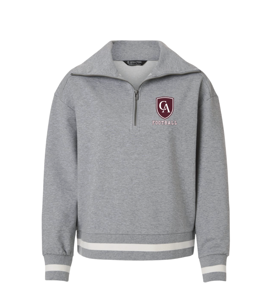 Women's Columbus Academy Football Graphic Heritage Prep Quarter-Zip Pullover