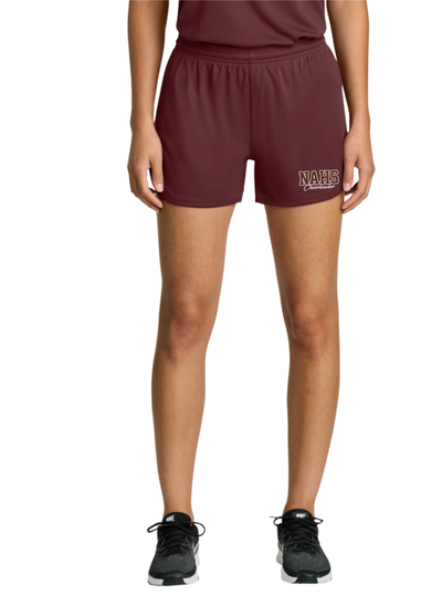 Women's Eagles Script Cheer Graphic Sport Tek Club Shorts