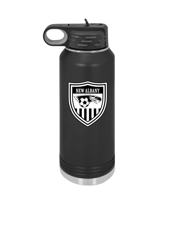 Polar Camel Brand Stainless Steel 20 oz. Waterbottle- New Albany Youth Soccer League Crest