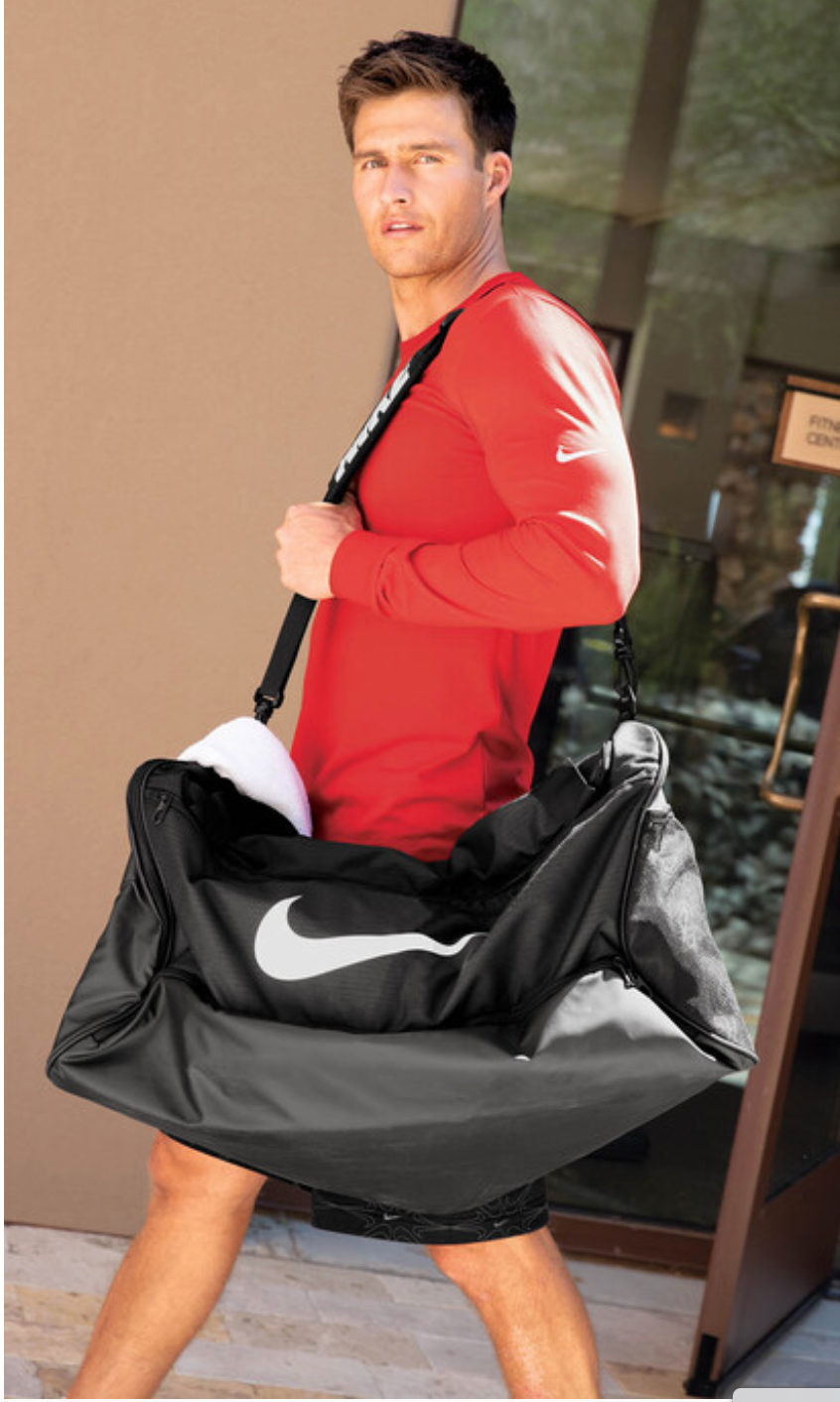 CUSTOMIZED Large NIke Duffle Bag - New Albany Youth Soccer League