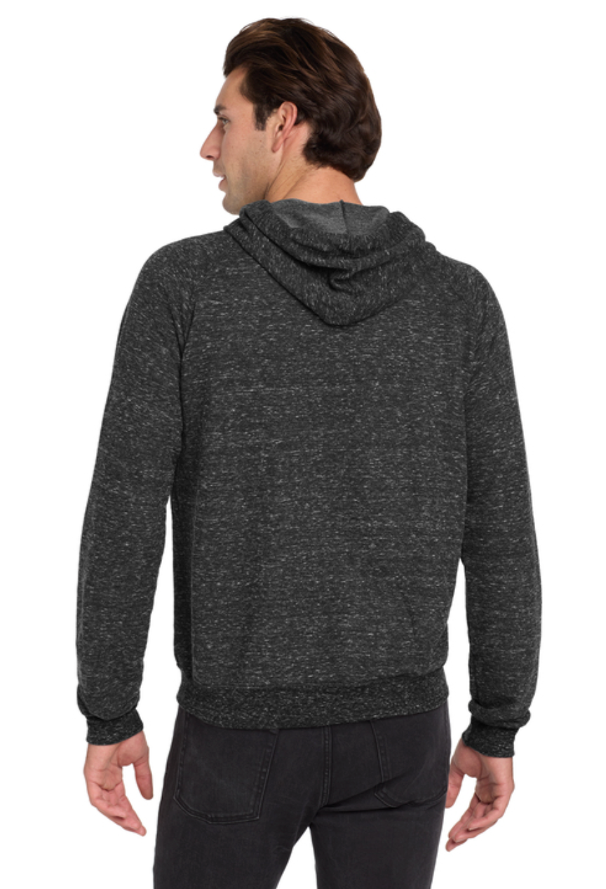 Adult Unisex New Albany Soccer Graphic Jerzees® Snow Heather French Terry Raglan Hoodie