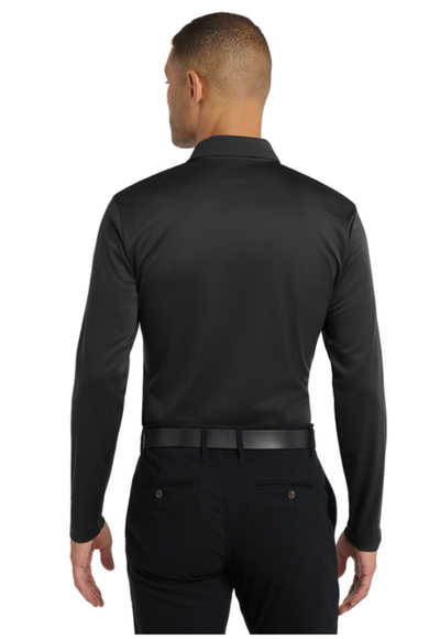 Adult Unisex Port Authority® Silk Touch™ Performance Long Sleeve Polo with New Albany Winds Embroidered Logo