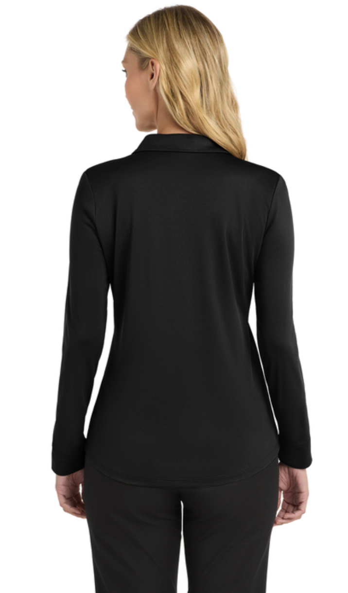 Women's Port Authority® Silk Touch™ Performance Long Sleeve Polo with New Albany Winds Embroidered Logo