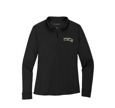 Women's Port Authority® Silk Touch™ Performance Long Sleeve Polo with New Albany Winds Embroidered Logo