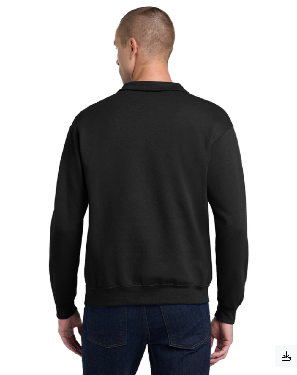 Adult Unisex Jerzees® NuBlend® 1/4-Zip Cadet Collar Sweatshirt with New Albany Winds Embroidered Logo