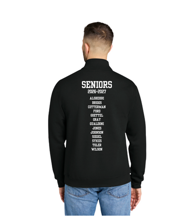 Adult Unisex New Albany Swim & Dive Senior Graphic Heavy Blend 1/4-Zip Sweatshirt