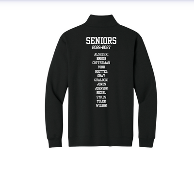 Adult Unisex New Albany Swim & Dive Senior Graphic Heavy Blend 1/4-Zip Sweatshirt