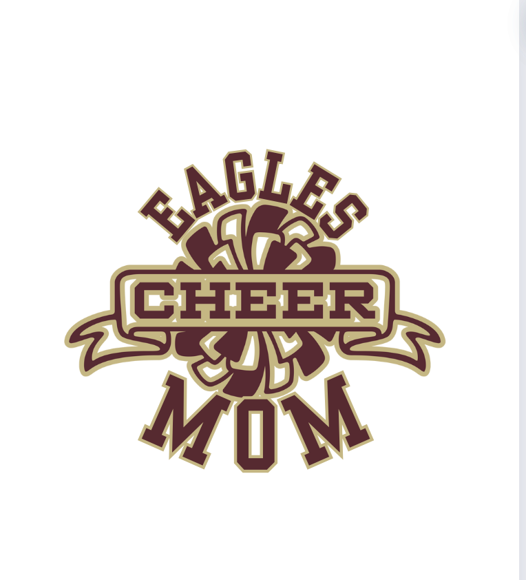 Adult Unisex Choose your Cheer Graphic Super Soft Short Sleeve Graphic Tee with Customized Back - New Albany Eagles