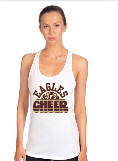 Women's Eagles Cheer Racerback Tank - New Albany Eagles