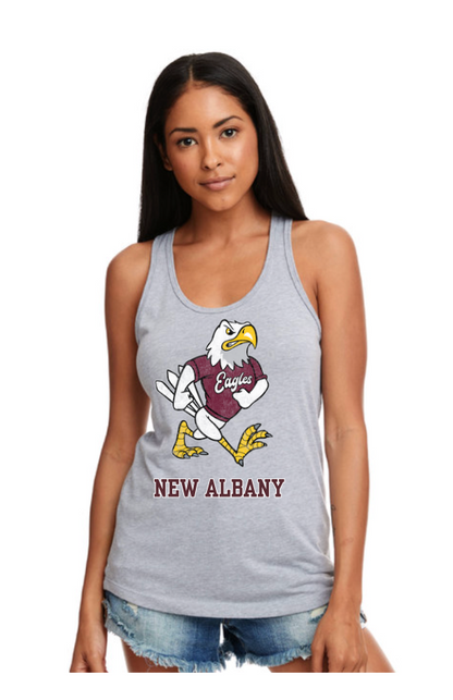 Women's Vintage Fighting Eagle Racerback Tank