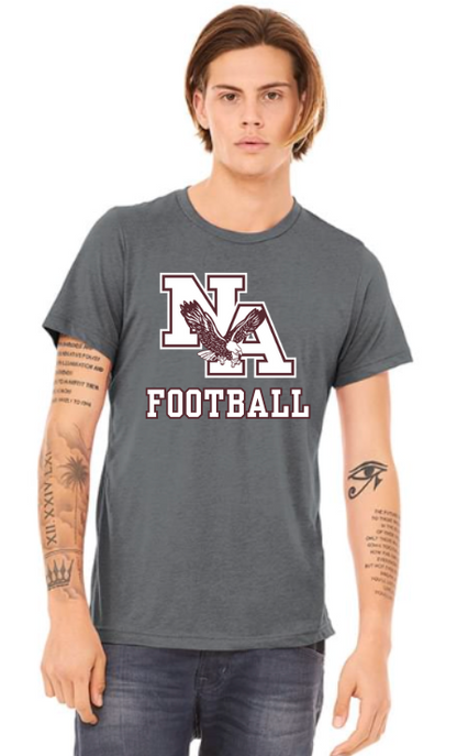 Adult Unisex Super Soft Classic Logo Football Short Sleeve Graphic Tee