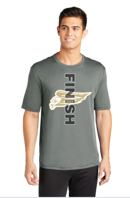 Adult Unisex Performance Football Finish Short Sleeve Graphic Tee