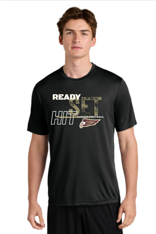 Adult Unisex Performance Ready Set Hit Short Sleeve Graphic Tee