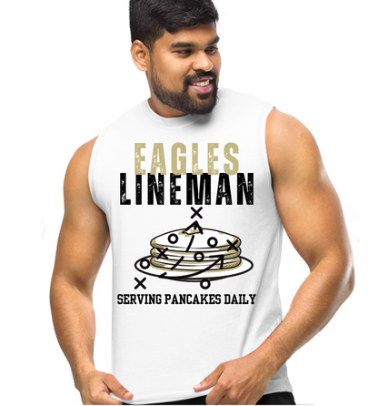 Men's Eagles Lineman Pancake Muscle Tank