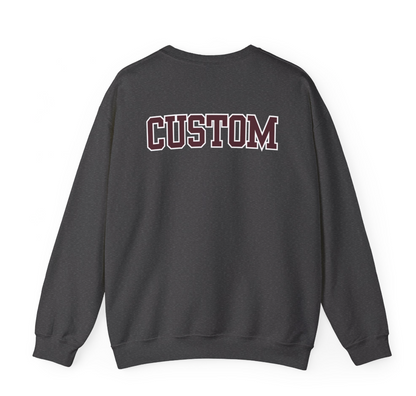 Adult Unisex Choose your Flag Football Graphic Sweatshirt with Customized Back