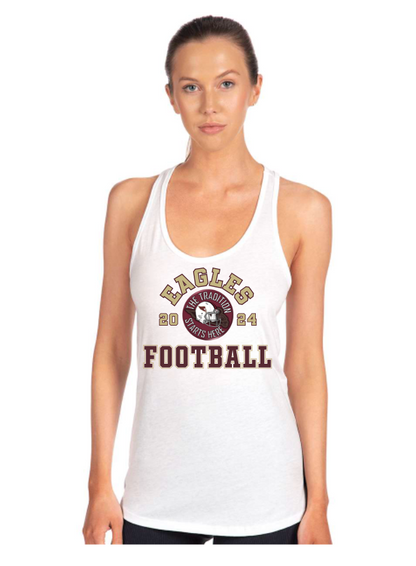 Women's Classic Eagles Tackle Football Racerback Tank