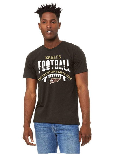 Adult Unisex Super Soft Tackle Football Tradition Short Sleeve Graphic Tee