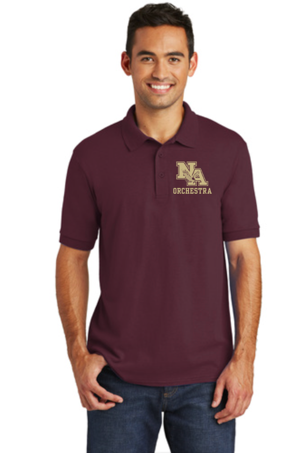 Adult Unisex Middle School Orchestra Concert Polo - New Albany Eagles