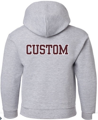 Youth Choose your Football Graphic Hoodie with Customized Back